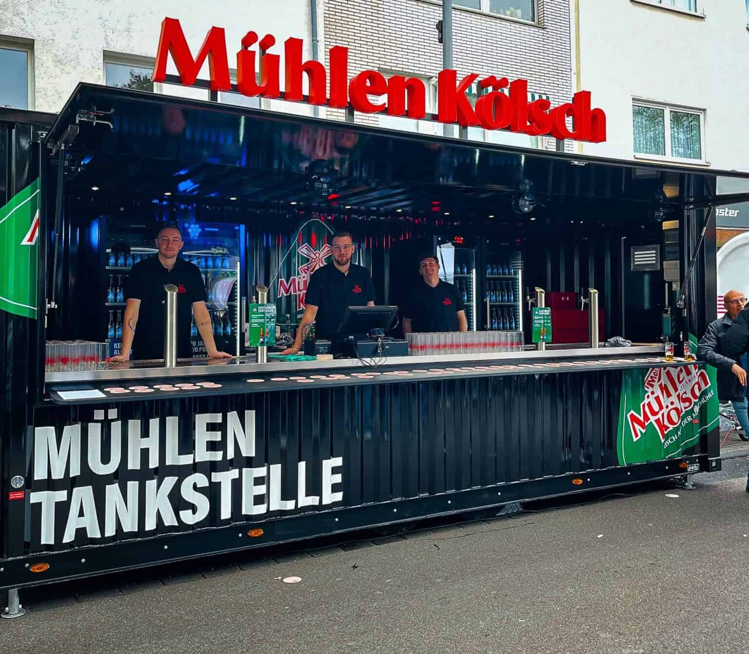 Foto vom Mühlen Kölsch Ausschankcontainer